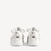 Hamptons-platformsneaker voor dames in wit