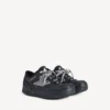 Hamptons-platformsneaker voor dames in zwart