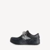 Hamptons-platformsneaker voor dames in zwart