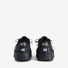 Hamptons-platformsneaker voor dames in zwart