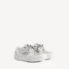 Hamptons-sneaker voor dames, medium versleten, in wit