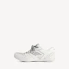 Hamptons-sneaker voor dames, medium versleten, in wit
