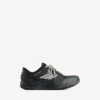 Hamptons-sneaker voor heren in versleten look, zwart