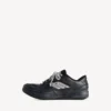 Hamptons-sneaker voor heren in versleten look, zwart