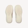 Dames-sneaker ‘Hamptons’ met medium versleten look in gebroken wit/rood