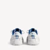 Hamptons-sneaker voor heren met versleten look in wit/donkerblauw/grijs