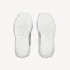 Hamptons-sneaker voor heren met versleten look in wit/donkerblauw/grijs