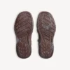 Hamptons suède herensneaker in donkerbruin/grijs