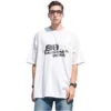 Handgetekend BB Icon T-shirt, medium pasvorm “White Black” 612966TNVN49040