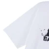 Handgetekend BB Icon T-shirt, medium pasvorm “White Black” 612966TNVN49040