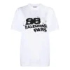 Handgetekend BB Icon T-shirt, medium pasvorm “Wit” 612965TNVN49040