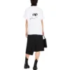 Handgetekend BB Icon T-shirt, medium pasvorm “Wit” 612965TNVN49040