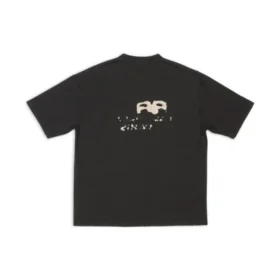 Handgetekend BB Icon T-shirt, medium pasvorm “Zwart” 612966TNVN41059