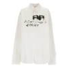Handgetekend BB-shirt met lange mouwen, oversized “White” 725722TYB189000