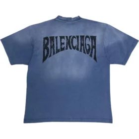 Handgetekend T-shirt “Blue” 764235TPVU42671
