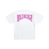 Handgetekend T-shirt, medium pasvorm “Wit” 764235TPVU49601