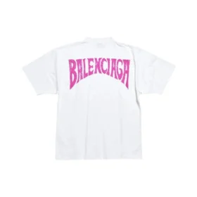 Handgetekend T-shirt, medium pasvorm “Wit” 764235TPVU49601