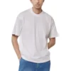 Handgetekend T-shirt, medium pasvorm “Wit” 764235TPVU49601