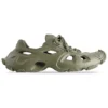 HD Sneakers met veters en uitsnijdingen “Olive Green” 702421W3CES3500