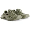 HD Sneakers met veters en uitsnijdingen “Olive Green” 702421W3CES3500