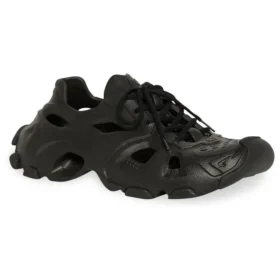 HD Sneakers met veters en uitsnijdingen “Zwart” 702416W3CES1000
