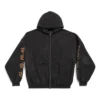 Heavy Metal hoodie met rits, oversized “Black Faded” 744444TOVD91055