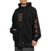 Heavy Metal hoodie met rits “Zwart” 744455TOVD81055