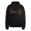 Heavy Metal katoenen Hoodie “Washed Black” 739024-TOVD8-1055