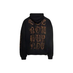 Heavy Metal katoenen Hoodie “Washed Black” 739024-TOVD8-1055