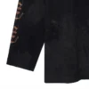 Heavy Metal T-shirt met lange mouwen, oversized pasvorm “Black Faded” 739783TOVE11055