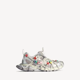 Heren 3XL Extreme Lace Sneaker in eierschaal/multicolor