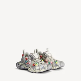 Heren 3XL Extreme Lace Sneaker in eierschaal/multicolor