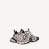 Heren 3XL Extreme Laces B Sneaker in grijs/zilver/rood/zwart