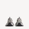 Heren 3XL Extreme Laces B Sneaker in grijs/zilver/rood/zwart