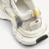 Heren 3XL Sneakers met bedeltjes in wit/geel/zilver/zwart