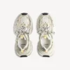 Heren 3XL Sneakers met bedeltjes in wit/geel/zilver/zwart
