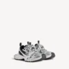 Heren 3XL Sneakers met kleurverloop in zwart/grijs/wit