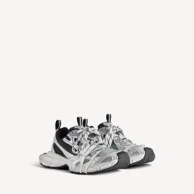 Heren 3XL Sneakers met kleurverloop in zwart/grijs/wit