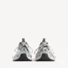 Heren 3XL Sneakers met kleurverloop in zwart/grijs/wit