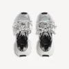 Heren 3XL Sneakers met kleurverloop in zwart/grijs/wit