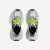 Heren 3XL Sneakers met veters in grijs/neongeel