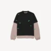 Heren 520 stickers hybride dubbel T-shirt in zwart/groen