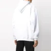 Heren Balenciaga-logo-trui, oversized, wit 570811TIV559040