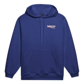 Heren Balenciaga met logo-opdruk, klassiek marineblauw 600583TIV531195