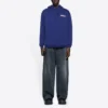 Heren Balenciaga met logo-opdruk, klassiek marineblauw 600583TIV531195