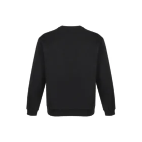 Heren Balenciaga met logopatroon, ronde hals, lange mouwen, zwart 583258TIV801000