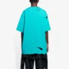 Heren Balenciaga SS21 met alfabetprint, rondhals, korte mouwen, groen 651795TKVB84661