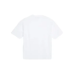 Heren Balenciaga T-shirt met bandportretprint en logo, retro, korte mouwen, wit 612966TIV479000