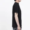 Heren Balenciaga T-shirt met logo-opdruk, korte mouwen, zwart 594579THV631000