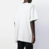 Heren Balenciaga T-shirt met logo-opdruk, ronde hals en korte mouwen, wit 583214TFV652569
